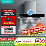 华帝（VATTI）国家政府补贴20%抽油烟机官方家用顶吸变频S6欧式三腔24风量大吸力一级能效脱排油烟机i11206