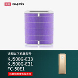 简庭（IGAINTIN） 适配空气净化器滤网适用于美的空气净化器滤芯 KJ500G-E33/E31/FC-50E1亢菌