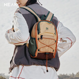 NEAK户外徒步双肩包女小型登山包迷你轻便爬山背包骑行包七夕礼物 野生黄-中号（可放A4书本）