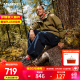 迈乐（Merrell）男女款户外越野徒步鞋MOAB GTX防水透气防滑抓地耐磨登山鞋 J035797 灰深兰-3 GTX男款 42