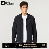 Jack Wolfskin狼爪抓绒衣男秋冬款户外抓绒外套防风保暖加厚抓绒内胆5032751 5032751-6000/黑色 S 170/92A