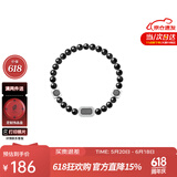 BABAMA【明星同款】手链男黑曜石虎眼石情侣手串生日礼物送男友女友 黑曜石【原装礼盒】 18cm