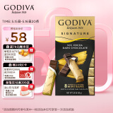 歌帝梵(GODIVA)醇享90%可可黑进口巧克力80g生日礼物糖果零食喜糖伴手礼