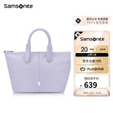 新秀丽（Samsonite）休闲出街女士单肩斜挎包托特包手提包女包礼物送女友 KN5丁香紫