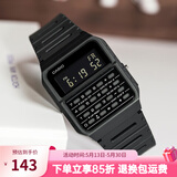 卡西欧（CASIO）手表 绝命毒师老白同款 复古小方块计算器电子表 时尚潮流中性表 CA-53WF-1B 店长推荐