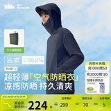 蕉下（beneunder）防晒衣男薄外套皮肤衣服冰丝防紫外线凉感透气夏户外TS40724蓝L