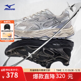 美津浓（MIZUNO）【RACER S】软底轻便运动跑步鞋男女同款缓震透气休闲慢跑鞋 18/脏脏银 37 (235mm)