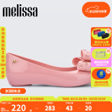 Melissa（梅丽莎）蝴蝶结低跟时尚通勤休闲女士单鞋33680 粉色 39
