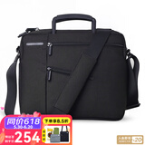 乐上（LEXON）手提包笔记本13.3英寸笔记本电脑包单肩包斜挎包商务出差公文包 13.3英寸黑色-LNE6060N204