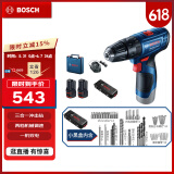 博世（BOSCH）GSB 120 12V充电式手电钻电动螺丝刀锂电冲击钻双电+小黑盒工具箱