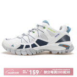 悍途透气登山鞋低帮防滑耐磨爬山鞋四季网面新款舒适减震户外徒步鞋 白/浅兰755-情侣款（透气大孔） 43