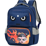 YOME哪吒小学生书包儿童背包1-3年级男孩动漫卡通双肩包 火焰蓝
