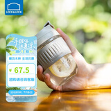 乐扣乐扣（LOCK&LOCK）咖啡杯手持玻璃杯男女学生便携式吸管杯子350ML灰色 LLG689GRY