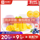 良品铺子 椰果布丁果冻720g 6个装芒果味蓝莓味山竹味休闲零食
