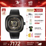 SEVENFRIDAY七个星期五手表方形大表盘自动机械瑞表P系列防水男表 P2B/02