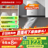 老板（Robam）油烟机65X8H吸油烟机20风量强劲大吸力欧式抽油烟机吸排油烟机旧款升级烟机油烟机 免拆洗龙卷大吸力单烟机