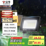 公牛（BULL）LED投光灯户外庭院工厂园林灯露营灯 IP65防水等级20W-6500K白光