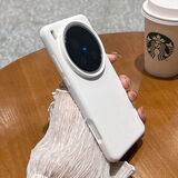 Smorss 【一体硅胶相机按键】适用vivo X200ultra手机壳 X200ultra保护套固态硅胶全包植绒男女款软壳 白