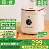 石崎成器日本 低糖电饭煲 降淀粉糖饭煲 电饭锅 米汤分离沥米饭微压1-2-3-4人家用2L多功能不粘迷你米饭锅 【升级款纳米钛抗菌不粘内胆】降淀粉41.4% 2L