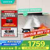 华帝（VATTI）【国家补贴20%】超薄平嵌欧式变频24风量大吸力自清洁脱排抽油烟机家电齐平橱柜以旧换新i11256