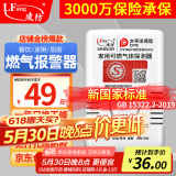 凌防（LFang）G55 燃气报警器天然气报警器家用厨房可燃气体液化天然气探测器