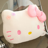 伊美娃娃HelloKitty玩偶凯蒂猫kt猫抱枕靠枕靠背垫女生圣诞节礼物生日礼物