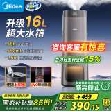 美的（Midea）落地式空气加湿器家用卧室大容量桌面喷雾器工业商用小型空调房加湿器婴儿空调风扇清凉伴侣L160
