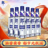 郎酒 顺品郎蓝顺 浓酱兼香型白酒 45度480ml*6瓶 整箱装（非原箱）