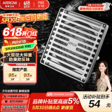 箭牌（ARROW）304 不锈钢地漏防臭芯防反味防虫淋浴室卫生间阳台厕所洗衣机通用 【干湿区通用】地漏5109