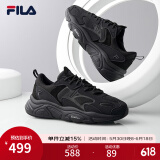 FILA【男女同款】斐乐官方跑步鞋复古老爹鞋火星鞋潮流时尚老爹鞋 男-黑-BK 40