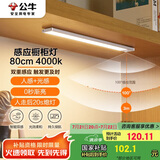公牛（BULL）人体感应橱柜灯衣柜灯MC-A003B-ES磁吸卧室床沿小夜灯80CM4000K