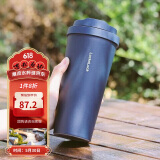 乐扣乐扣（LOCK&LOCK）保温杯遇见元气保温保冷咖啡杯男女高颜值水杯子550ML海蓝色