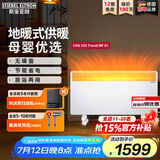 斯宝亚创电热取暖器全屋制热欧式快热炉恒温对流取暖节能省电家用浴室客厅卧室移动地暖大面积加热 250EC（脚轮机械款）适合≤25㎡