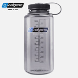 乐基因美国运动水杯子泡茶水瓶 男女户外便携健身大容量防漏耐高温塑料 682009-0070黑色 1000ml