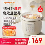 九阳（Joyoung）电炖锅电砂锅电炖盅炖汤盅煲汤锅多功能锅高温瓷燕窝炖盅煮粥神器熬粥专用锅3L大容量DG30K-GD316