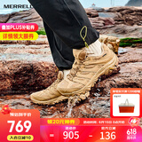 迈乐（Merrell）运动户外鞋靴男女款MOAB 3 SYN GTX防水徒步鞋耐磨防滑减震登山鞋 J500433卡基黄 男款 42