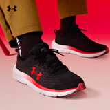 安德玛（UNDERARMOUR）春夏Charged Assert 10男子运动跑步鞋3026175 黑色006 43