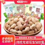 云食间龙岩花生500g蒜香五香湿烤带壳水煮花生闽西客家特色休闲零食小吃 蒜香花生500克*2包