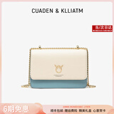 CUADEN KLLIATM轻奢包包女包一鹿有新款你单肩包女士斜挎包女生日礼物送女友老婆 新色系【白蓝色】礼盒装 2025高级感女生包实用走心送老婆妈妈长辈