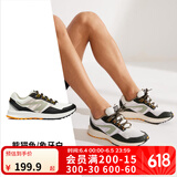 迪卡侬（DECATHLON）运动鞋男鞋春季透气休闲防滑鞋子轻便减震跑步鞋网面鞋RUNS 熊猫色/象牙白 39