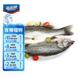 海名威 冷冻海鲈鱼850g/2条装 海鱼 生鲜鱼类 海鲜水产 