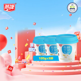 燕塘 低温0蔗糖芝士味鲜奶布丁 100g*3杯 3.2g乳蛋白 组装 休闲下午茶