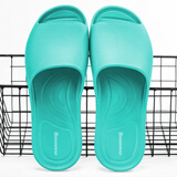 步术 拖鞋女中国台湾进口夏季家居时尚鱼嘴防滑防臭软底轻便静音 松柏绿 38 (建议38-39码穿/长约25.5cm）M