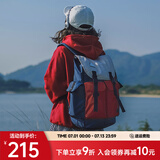 ACROSS双肩包男女背包大容量电脑包休闲旅行包时尚背包潮流学生情侣书包 灰红蓝