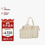 MCM 【12期免息】LIZ 中号托特包双面子母包手提购物袋女包 米色
