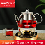 金灶（KAMJOVE）A-99蒸汽喷淋煮茶器玻璃泡茶壶煮茶烧水电热水壶蒸煮一体茶壶茶具 0.8L