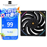 Thermalright(利民) TL-K12 12CM 性能级风压扇 2150转速PWM S-FDB V2轴承 三次元动平衡 12cm机箱风扇