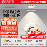 至御小山丘射灯cob全光谱深防眩7W嵌入式客厅洗墙卧室筒灯无主灯5550 白色10W-2.0智能款（开孔75mm） 白色款