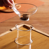 拜杰玻璃茶漏茶滤 茶漏过滤网泡茶器茶叶茶隔茶漏斗茶具配件滤茶器