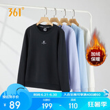 361°卫衣女秋冬季加绒外套运动休闲圆领长袖套头衫上衣662344801D-6